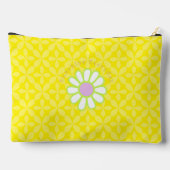 Daisy Simple Foto Yellow Zubehörtasche (Rückseite)