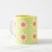 Daisy Simple Green Zweifarbige Tasse (Vorderseite Links)