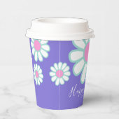Daisy Simple Lila Pappbecher (Rechts)