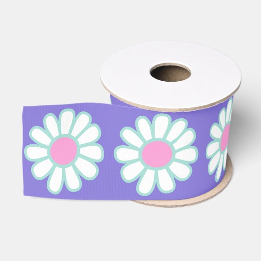 Daisy Simple Lila Ripsband (Spule)