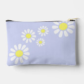 Daisy Simple Monogram Violet Zubehörtasche (Rückseite)