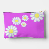Daisy Simple Monogram Violet Zubehörtasche (Rückseite)