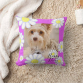 Daisy Simple Violet Foto Kissen (Decke)