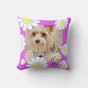 Daisy Simple Violet Foto Kissen