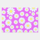 Daisy Simple Violet Geschenkpapier Set (Vorderseite 2)