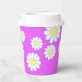 Daisy Simple Violet Pappbecher (Rückseite)