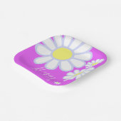 Daisy Simple Violet Pappteller (Gewinkelt)