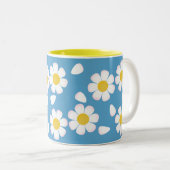 Daisy Sky Springtime-Tasse Zweifarbige Tasse (VorderseiteRechts)