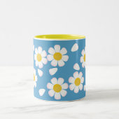 Daisy Sky Springtime-Tasse Zweifarbige Tasse (Mittel)
