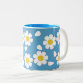 Daisy Sky Springtime-Tasse Zweifarbige Tasse (VorderseiteRechts)