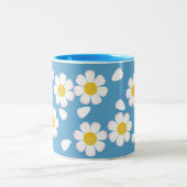 Daisy Sky Springtime-Tasse Zweifarbige Tasse (Mittel)