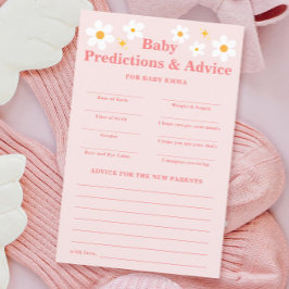 Daisy Spring Baby in Bloom Baby Predictions Game