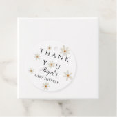 Daisy Spring Baby Shower Geschenkanhänger (Beispiel)