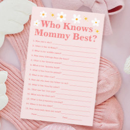 Daisy Spring Baby Shower kennt Mommy Best Game