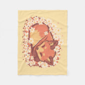 Daisy Spring Fox Fleecedecke (Vorderseite)