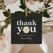 Daisy Square Vielen Dank Tag Geschenkanhänger