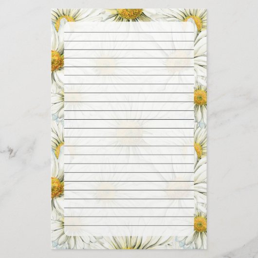 Daisy Stationery Briefpapier (Vorderseite)
