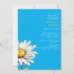 Daisy Stem Frühling Hochzeitsdusche Einladung