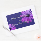 Daisy Stickers Personalisiert Blue Daisy Stickers (Umschlag)