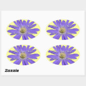 Daisy Stickers Personalisiert Lila Daisy Stickers (Blatt)