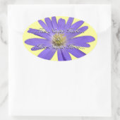 Daisy Stickers Personalisiert Lila Daisy Stickers (Tasche)