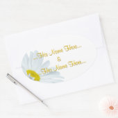 Daisy Stickers Personalisiert White Daisy Stickers (Umschlag)