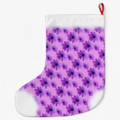Daisy Stocking Christmas Daisies Stocking Custom Großer Weihnachtsstrumpf (Rückseite)