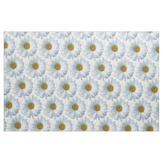 Daisy Stoff Yellow Daisy Fabric Cotton oder Poly (Fat Quarter (45,7 x 55,9 cm))