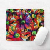 Daisy Straw mehrfarbige Wildblumen Mousepad (Mit Mouse)