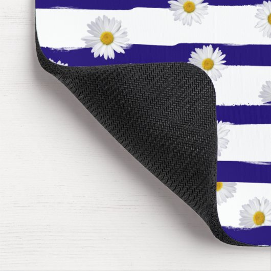 Daisy Stripes Mousepad (Ecke)
