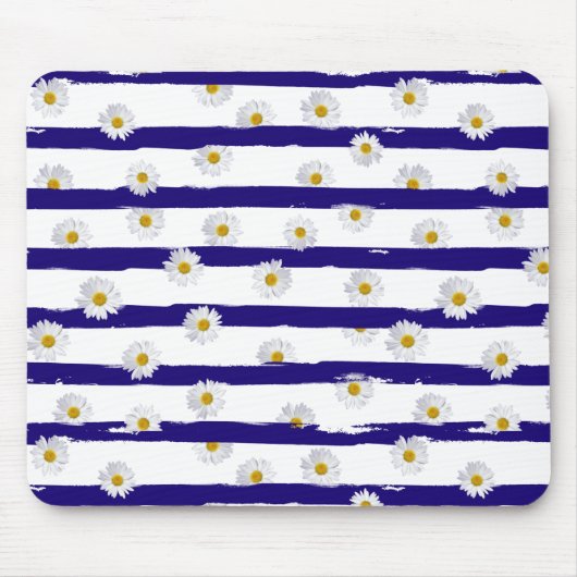 Daisy Stripes Mousepad (Vorne)