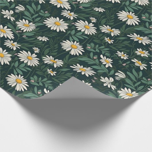 Daisy Summer Meadow Geschenkpapier (Ecke)