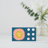 Daisy Sunflower Simple Chic Minimalistisch 5 Treuekarte (Stehend Vorderseite)