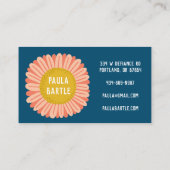 Daisy Sunflower Simple Chic Minimalistisch 5 Treuekarte (Rückseite)