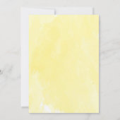 Daisy Sunflower Sweet as can Bee Baby Shower Einladung (Rückseite)