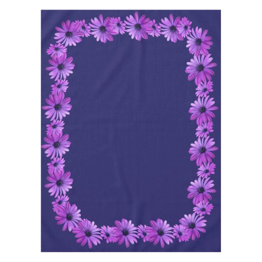 Daisy Tablecloth Blue Daisy Blume Tablecloth Tischdecke (Vorderseite)