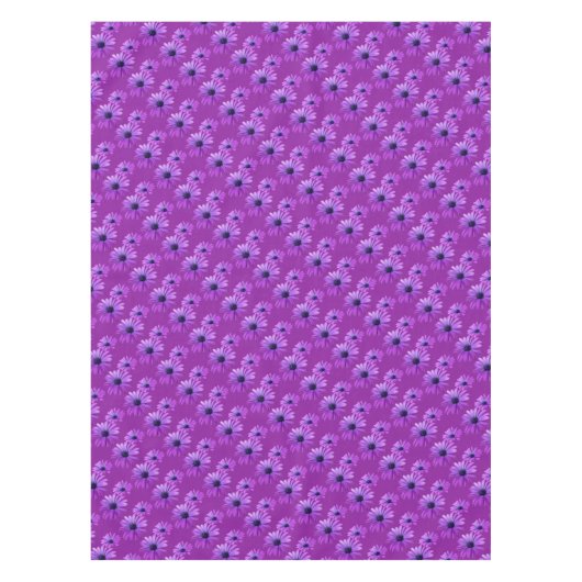 Daisy Tablecloth Lila Daisy Blume Tablette Tischdecke (Vorderseite)