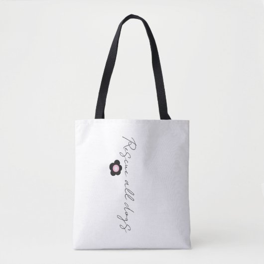 Daisy Tattoo - Rettet alle Hunde Tasche (Vorderseite)