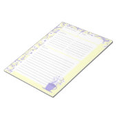 Daisy Tea Party Rezept Pages Notizblock (angewinkelt)