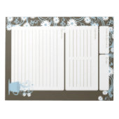 Daisy Tee Party Rezept Seiten Blue Espresso Notizblock (Vorderseite)