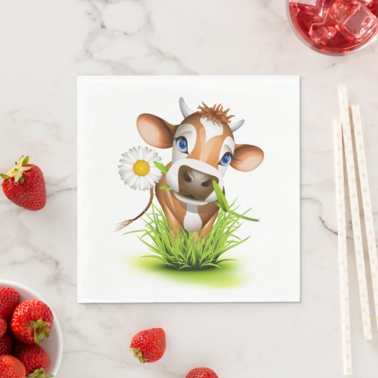 Daisy The Cow Luncheon Paper Napkins Serviette (Beispiel)