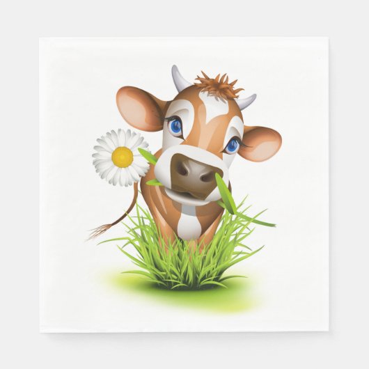 Daisy The Cow Luncheon Paper Napkins Serviette (Vorderseite)