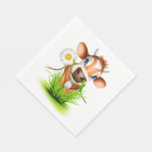 Daisy The Cow Luncheon Paper Napkins Serviette (Ecke)