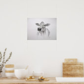 Daisy the Cow Print Poster (Küche)