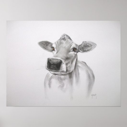Daisy the Cow Print Poster (Vorne)