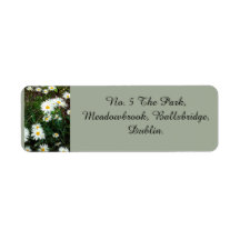 Daisy Theme Address Labels