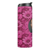 Daisy Theme Mädchen Geburtstag Personalisiert Thermosbecher (Nach links gedreht)