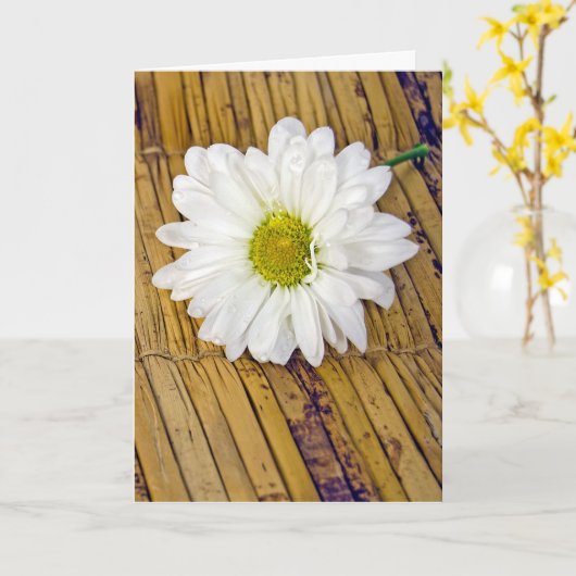 Daisy Thinking von dir Karte (Gelbe Blume)