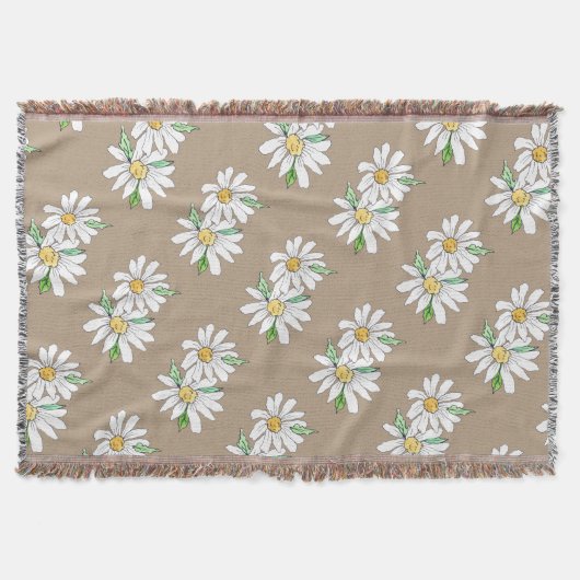 Daisy Throw Blanket Decke (Vorderseite)