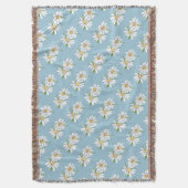 Daisy Throw Blanket Decke (Vorderseite Vertikal)
